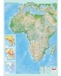 Стенна физикогеографска карта на Африка (1:8 000 000) - 1t