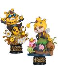 Статуетка Beast Kingdom Games: League of Legends - Beemo & BZZZiggs, 15 cm - 1t