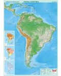 Стенна физикогеографска карта на Южна Америка (1:8 000 000) - 1t