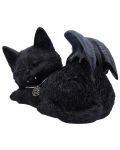Статуетка Nemesis Now Adult: Gothic - Cat Nap, 18 cm - 2t
