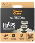 Стъклен протектор за камера PanzerGlass - Hoops, iPhone 15/15 Plus, жълт - 3t