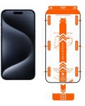 Стъклен протектор Mobile Origin - Screen Guard, iPhone 15 Plus, 2 бр., Orange - 3t