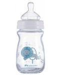 Стъклена бутилка Bebe Confort - Emotion, 130 ml, 0-6м, White - 2t