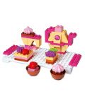 Детски конструктор Unico Plus - Маса с десерти, 57 части - 3t
