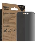 Стъклен протектор PanzerGlass - Privacy AntiBact UWF, iPhone 14 Pro - 6t