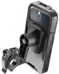 Калъф за телефон Cellularline - Quiklox Armor Pro, универсална, черна - 3t