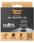 Стъклен протектор за камера PanzerGlass - Hoops, iPhone 14/14 Plus, черен - 3t