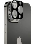 Стъклен протектор Techsuit - Lens Camera, iPhone 15 Pro, черен - 1t