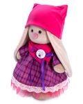 Плюшена играчка Budi Basa - Зайка Ми, с рокличка с яка и шапка, 25 cm - 3t