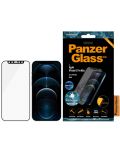 Стъклен протектор PanzerGlass - AntiBact, iPhone 12 Pro Max, черен - 1t