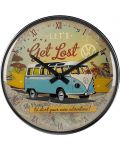 Стенен ретро часовник Nostalgic Art VW - Let's Get Lost - 1t
