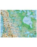 Стенна физикогеографска карта на Северна Америка (1:9 000 000) - 2t