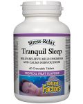Stress-Relax Tranquil Sleep, 60 дъвчащи таблетки, Natural Factors - 1t