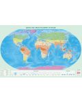 Климат и води - стенна карта на света (1:25 000 000) - 1t