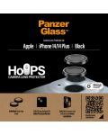 Стъклен протектор за камера PanzerGlass - Hoops, iPhone 14/14 Plus, черен - 5t