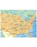Стенна политическа карта на Северна Америка (1:9 000 000) - 2t