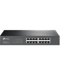 Суич TP-Link -  TL-SG1016D, 16 порта, черен - 1t