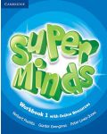 Super Minds Level 1 Workbook with Online Resources / Английски език - ниво 1: Учебна тетрадка с допълнителни материали - 1t