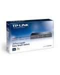 Суич TP-Link - Easy Smart TL-SG1024DE, 24 порта, черен - 2t