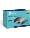 Суич TP-Link - TL-SF1005P, 5 порта, черен - 3t