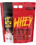 Whey, strawberry cream, 4.54 kg, Mutant - 1t