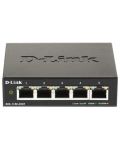 Суич D-Link - DGS-1100-05V2, 5 порта, черен - 1t