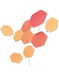 Светлинни панели Nanoleaf - Shapes Hexagons Starter, 9 броя, бели - 3t