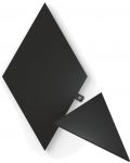 Светлинен панел Nanoleaf - Shapes Black Triangles Expansion Pack, черен - 1t