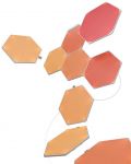 Светлинни панели Nanoleaf - Shapes Hexagons Starter, 9 броя, бели - 2t