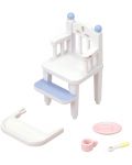 Фигурка за игра Sylvanian Families Furniture - Бебешко столче за хранене, бяло - 3t