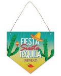 Табелка-флагче - Fiesta, Siesta, Tequila, Repeat - 1t
