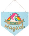 Табелка-флагче - Stay Magical - 1t