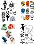 Татуировки Cine Replicas Movies: Harry Potter - Set, 35 броя - 1t