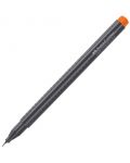 Тънкописец Faber-Castell Grip - Оранжев, 0.4 mm - 2t