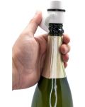 Тапа за шампанско с помпа 2 в 1 Vin Bouquet - VB FIT 1159, бяла - 4t