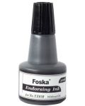 Тампонно мастило Foska - 30 ml, черно - 1t