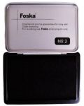 Тампон за печат №2  Foska - 84x122 mm, черен - 1t