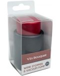 Тапа за бутилки Vin Bouquet - Dе Vacio, с вакуум помпа, асортимент - 3t