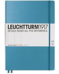 Тефтер Leuchtturm1917 Master Slim - А4+, страници на точки, Nordic Blue - 1t