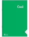 Тетрадка Keskin Color Cool - А4, 80 листа, широки редове, асортимент - 2t
