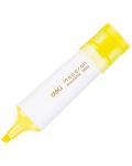Текст маркер Deli Macaron - ES621S, пастелно жълто - 2t