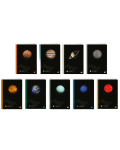 Тетрадка Elisa - Planets, A5, 62 листа, широки редове, асортимент - 1t