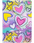 Тетрадка Cool Pack Pastel Hearts - A5, 32 листа, малки квадратчета - 1t