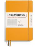 Тефтер Leuchtturm1917 Rising Colors - A5, оранжев, на редове, меки корици - 1t