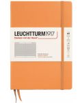 Тефтер Leuchtturm1917 New Colours - А5, на квадратчета, Apricot, твърди корици - 1t