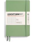 Тефтер Leuchtturm1917 Paperback - B6+, светлозелен, страници на точки, меки корици - 1t