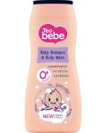 Шампоан за коса и тяло Tео Bebe - Лавандула и пребиотик, 200 ml - 1t