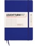 Тефтер Leuchtturm1917 New Colours - А5, на точки, Ink, твърди корици - 1t
