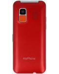 Мобилен телефон myPhone - Halo Easy, 1.77", 4MB, червен - 5t