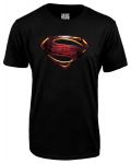 Тениска Justice League - Superman logo, черна - 1t